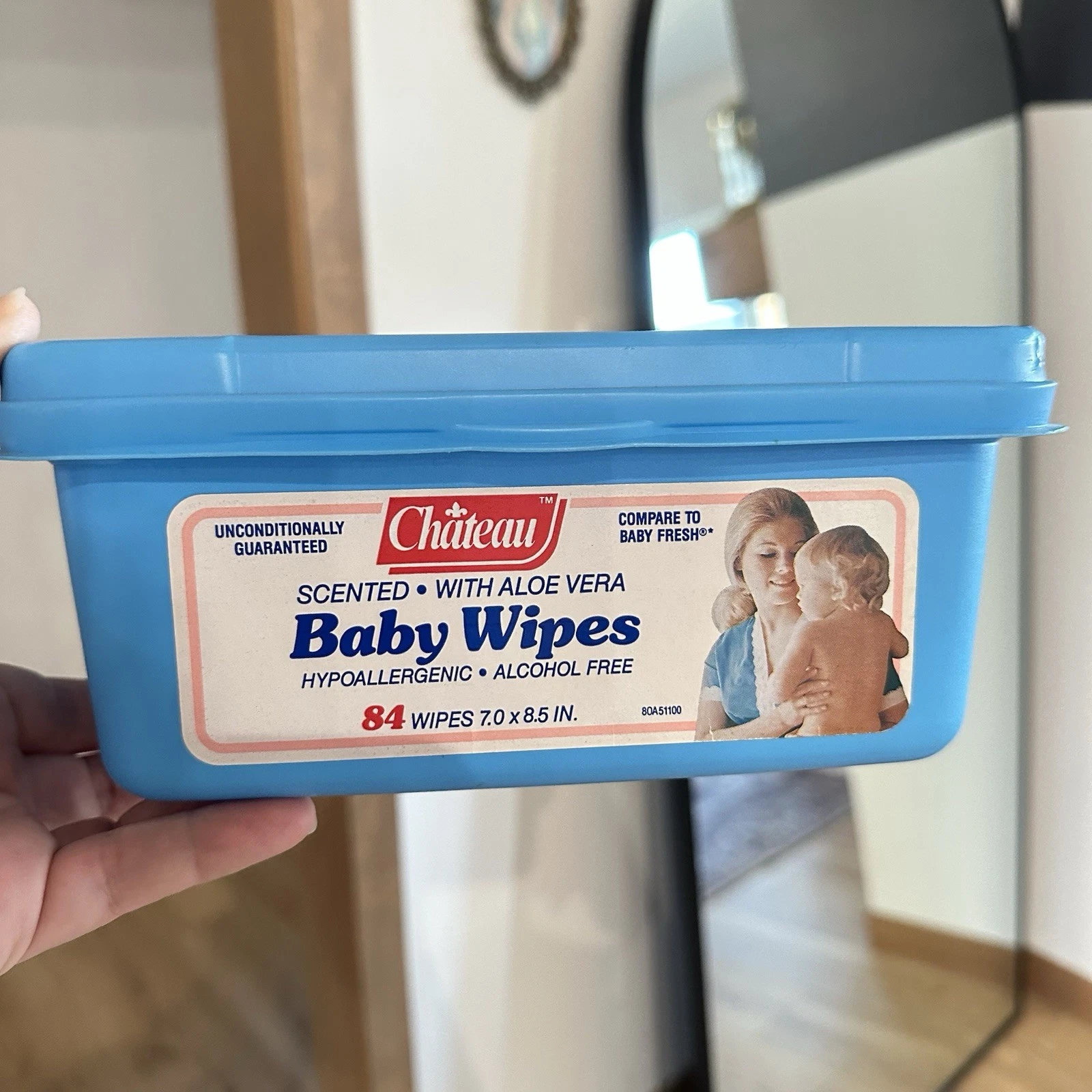 VTG 1990’s Chateau Baby Wipe Pop Up Container Scott Blue 7x8.5”
Opens in a new window or tab