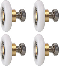 Ruote Della Doccia, 4 Pezzi Rulli Di Ricambio Diametro Di 23Mm, per Porta Scorre