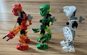 Lego Bionicle TOA MATA w/5 Manuals and 5 Canisters 8531 8532 8533 8534 8535 8536