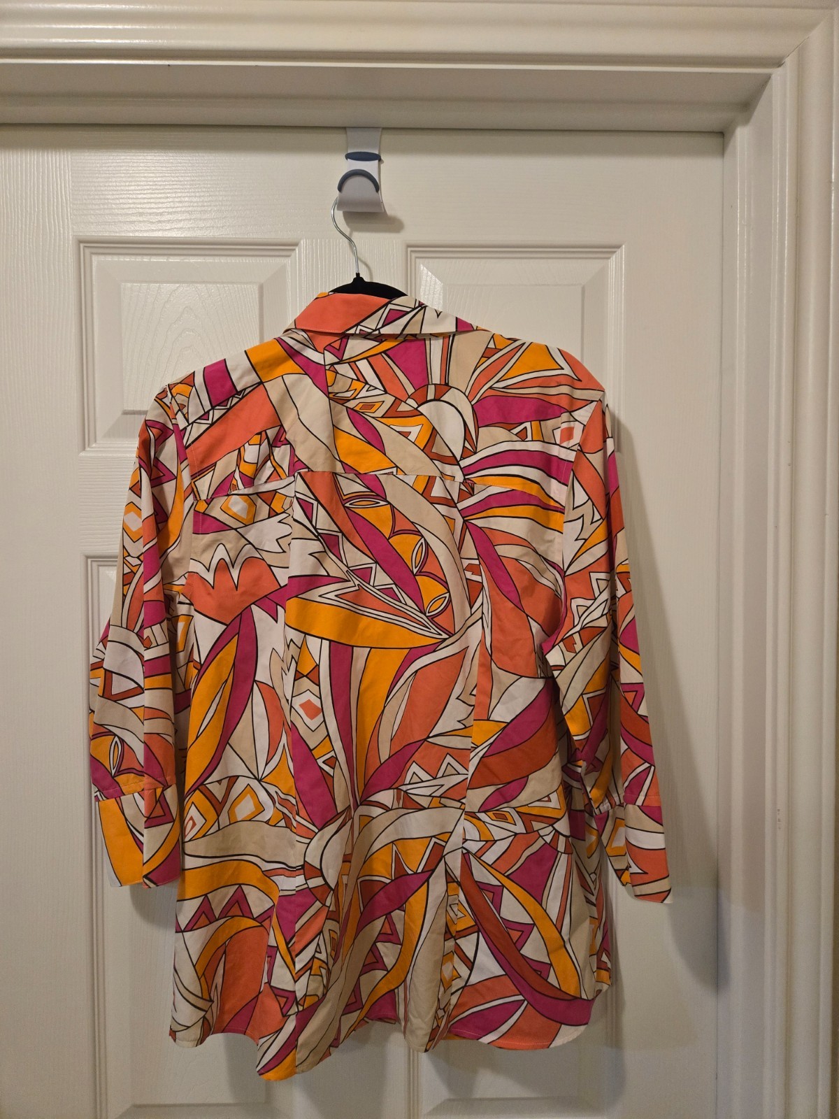 Chicos size extra large button down collared blou… - image 7