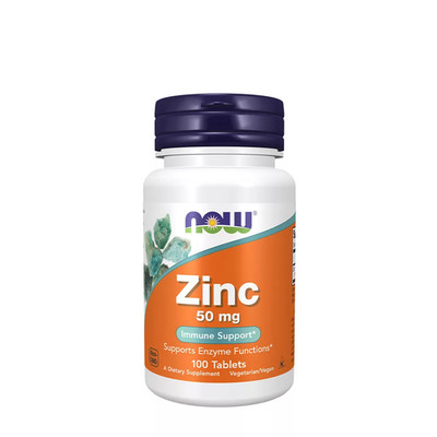 NOW FOODS Vegetarian Formula Zinc 50 mg 2x 100 Tabs