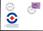 RED CROSS RESCUE HELICOPTER HEALTH MEDICINE 1972 SWITZERLAND FDC