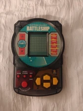 VTG Battleship Electronic Handheld Game TESTED WORKS MB 1995 Translucent
