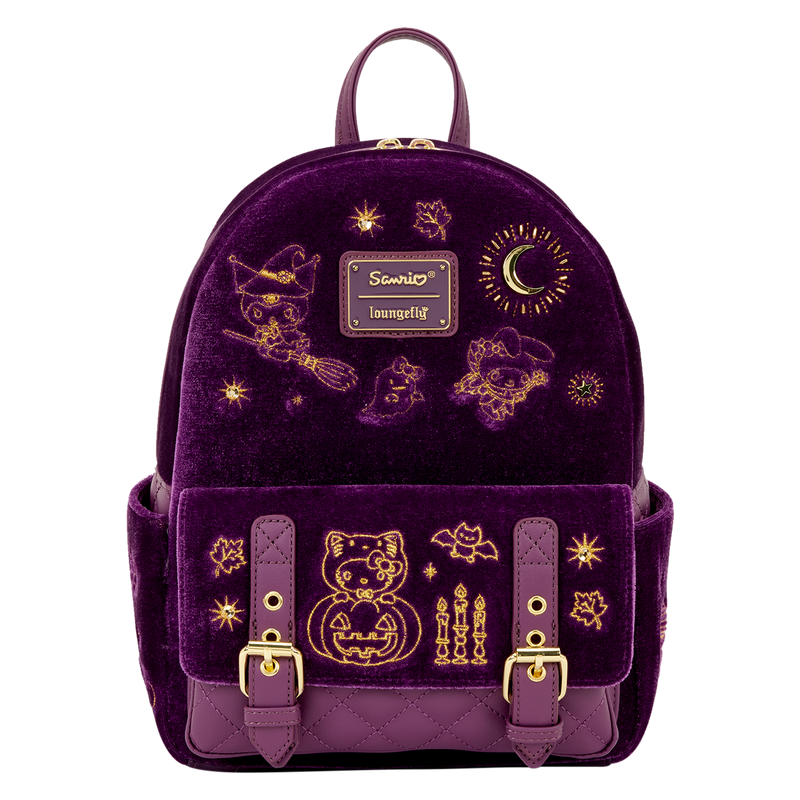 Sanrio Hello Kitty Halloween Velvet Mini Backpack Exclusive Friends Collection  