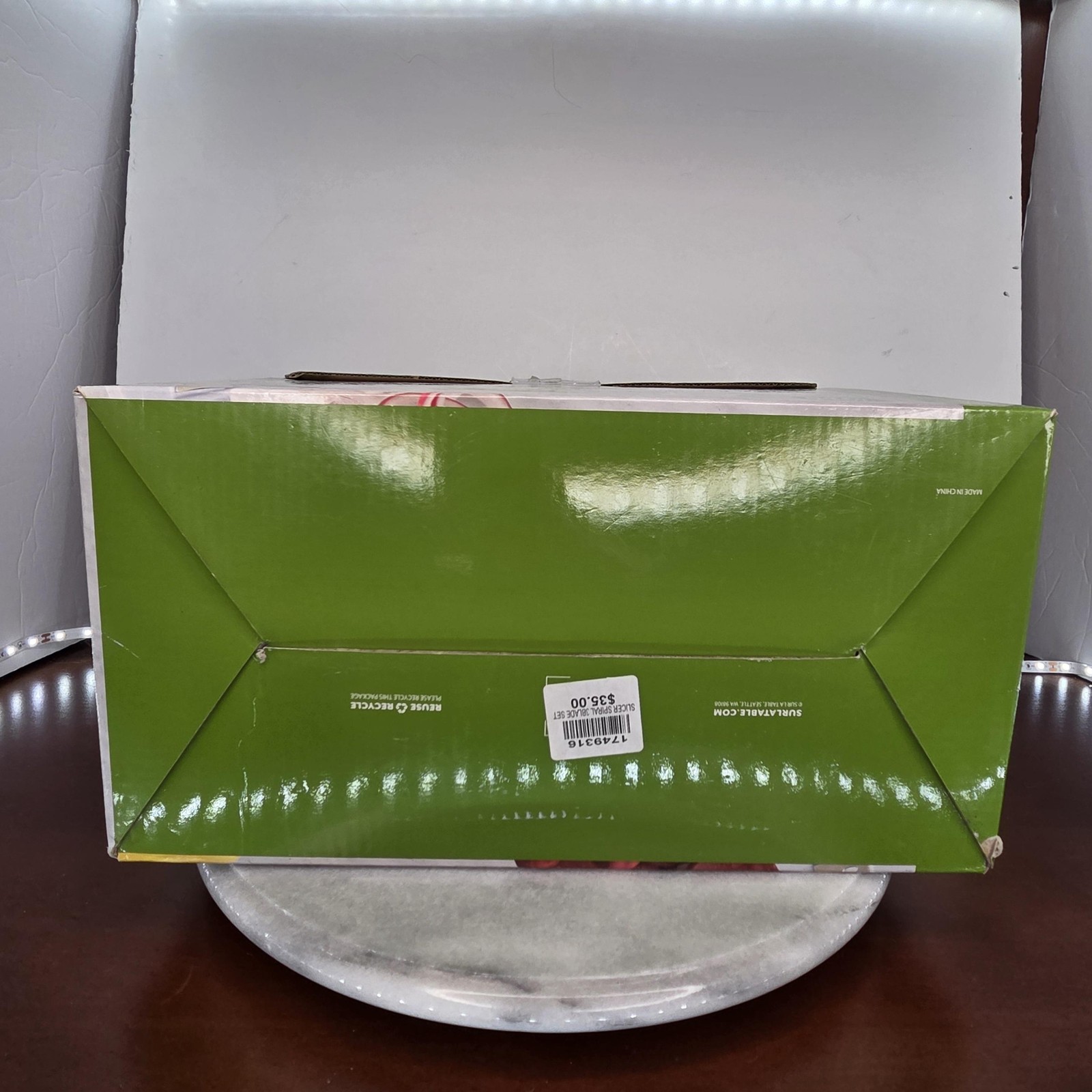 Sur La Table Vegetable & Fruit Spiral Slicer 3 Blade Manual Spiralizer Kitchen