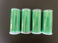 400pcs Micro Brush Applicator Tips Size Fine Color Green For Dental And Beauty