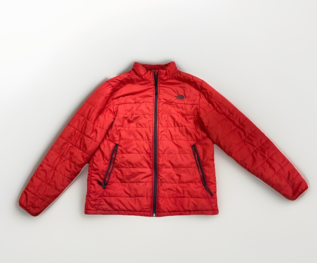 The North Face Men's Red Puffer Jacket, Size M