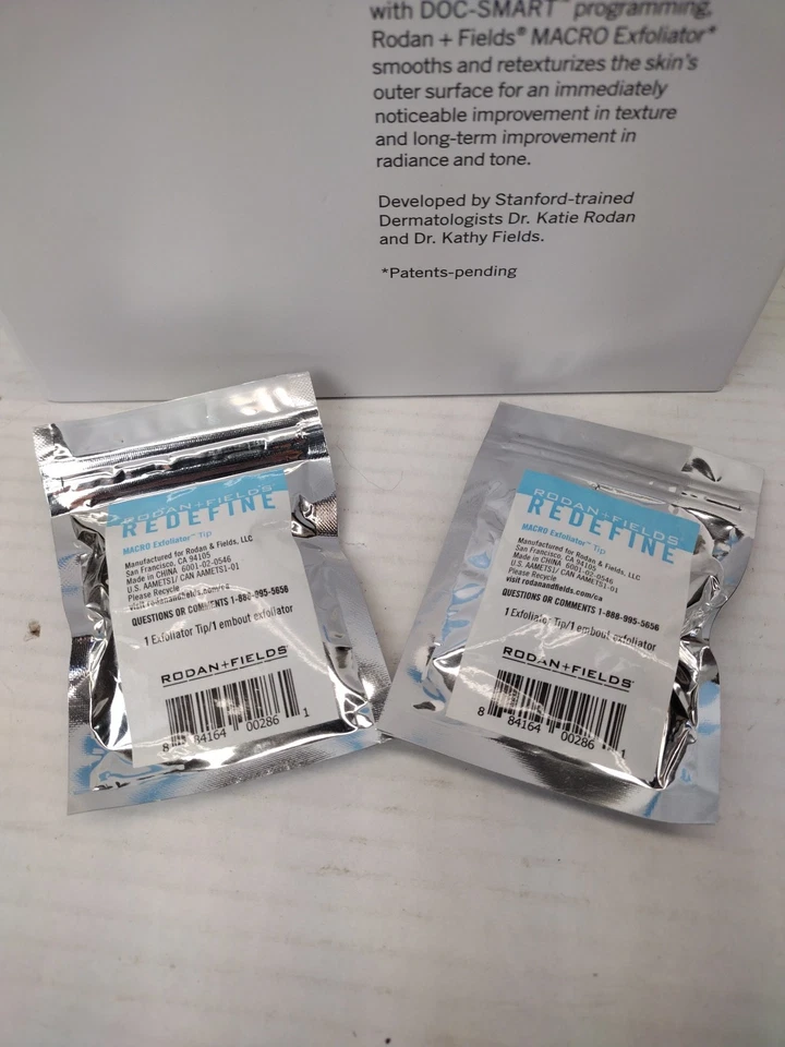 New Rodan & Fields Redefine Macro Exfoliator W/ 2 New Sealed Exfoliator Tips Set - Image 3 of 4