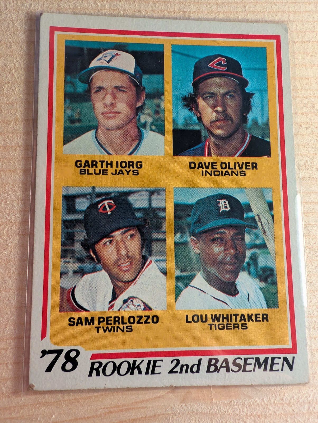 1978 Topps Lou Whitaker #704 Rookie 2nd Basemen RC Iorg Oliver Tigers
