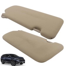 2 Sun Visors Beige with Lamp Mirror for CRV 2017-2022 83280-TLA-A12ZA
