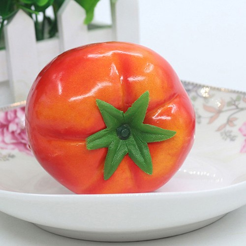 10 Pcs Finto Pomodoro Realistico Artificiale Prop Per Modellare Il - Imagen 8 de 12