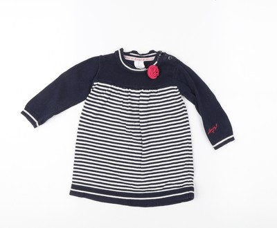 Jasper Conran gestreiftes Kleid Set - 6-9 Monate, Unisex