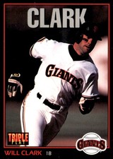 Will Clark 1993 Triple Play #107 Giants MLB READ FREE SHIPPING AutographDen