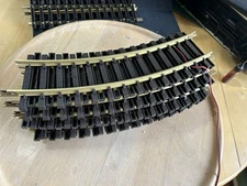 Aristo-Craft 12 Curved Track, 4’ Circle, Solid Brass, NEW!  W/transformer Wires