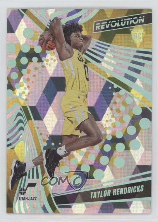 2023 Panini Revolution Rookies Cubic 50/50 Taylor Hendricks #108 Rookie RC 1u6
