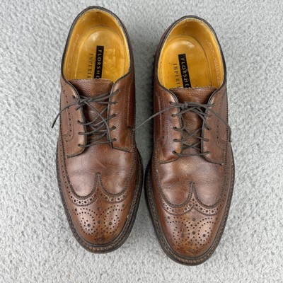 Купить florsheim varsity mens oxfords brown leather dress shoes