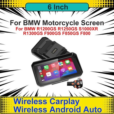 6'' Waterproof QLED Screen for BMW Smart Digital Display CarPlay / Android Auto
