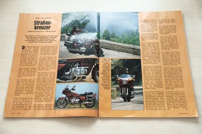 PS Sport Motorrad 01/1984 Honda GL 1100 Interstate im Fahrbericht auf 2 Seiten