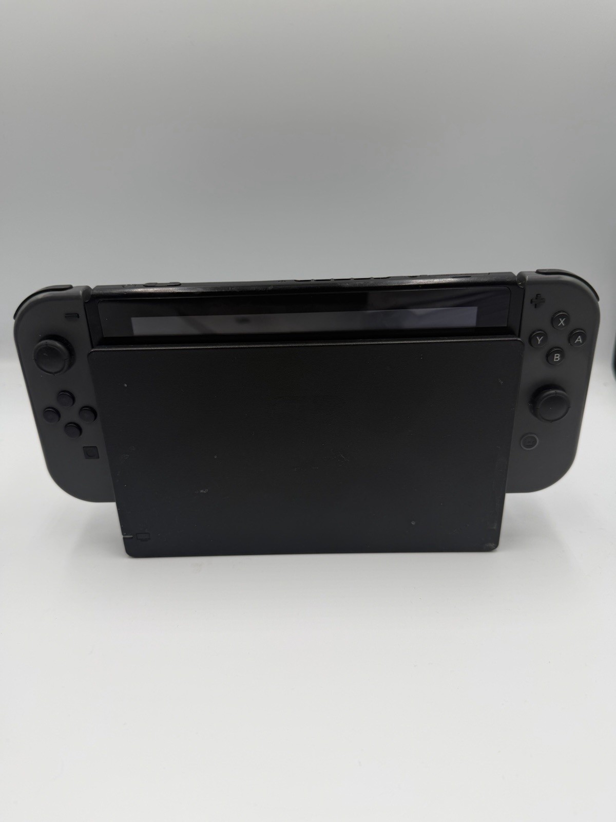 Nintendo Switch Console Black Joy-Con with Dock HAC-001 Tested Works