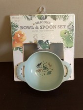 Modern Baby Silicone Dinosaurs Bowl Only
