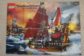 LEGO Pirates of the Caribbean: Queen Anne's Revenge (4195). 100% COMPLETE!!