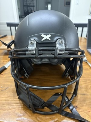 X2E Plus Standard Fit Xenith Youth Full Face Football Helmet Black Medium
