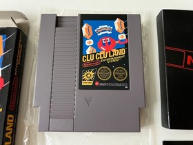 Clu Clu Land - Awesome condition - GBR AUS ITA - PAL  A  MATTEL - Nintendo NES