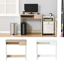 Compact Computer Table w/ Keyboard Tray Drawer Writing Desk Refurbished