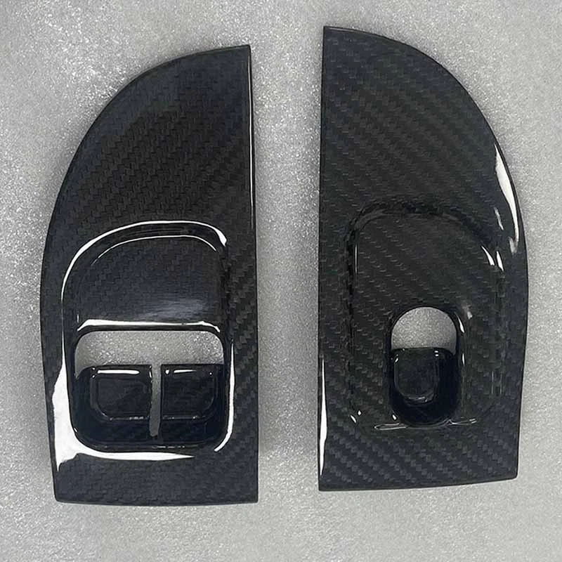 Full Carbon Fiber Window Switch Cover for Maserati GranTurismo GC GTS 2008-2024 - Image 2 of 4