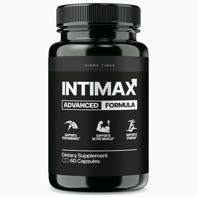 Intimax Capsules for Men, Inti Max Male Performance Supplement  60ct