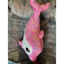 Ty jumbo pink dolphin beanie babie sparkles