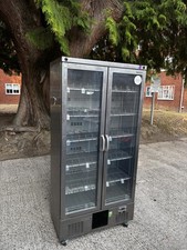 Gamko 500L Double Glass Door Display Fridge Drinks & Catering (3 available)