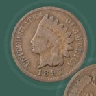 1897 Indian Head Cent Good Condition Penny 1c Cent - 0039
