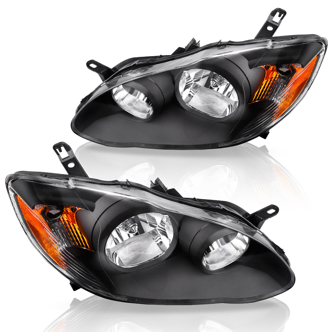 Front Headlights Assembly for 20032008 Toyota Corolla Headlamps