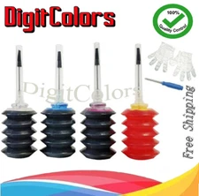 4-Color Bulk Ink Refill Kit for Canon Inkjet Printer Cartridges 