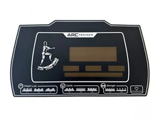 Cybex 625A Arc Trainer Console Upper Display Overlay (No Logo Version)