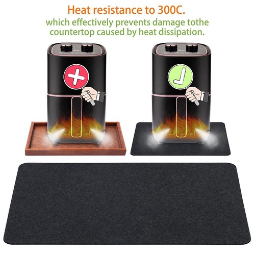 Heat Resistant Mat For Air Fryer Countertop Protector Heat Proof Mats