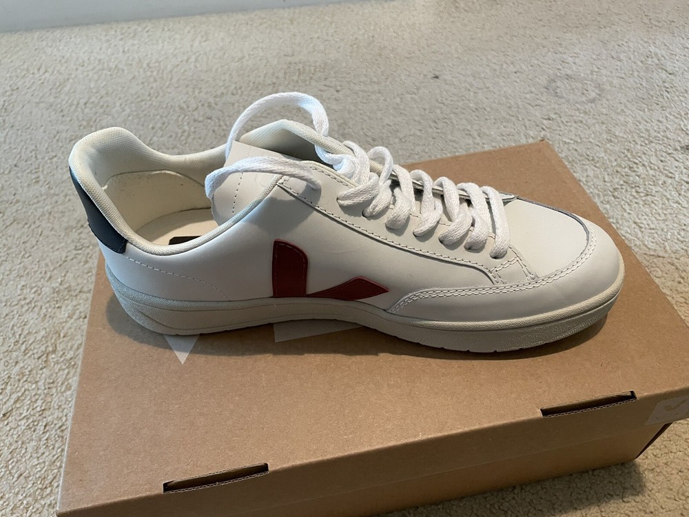 Veja V12 Extra White Marsala Nautico Sneakers Veja V12 Extra White Marsala Nautico Sneakers
