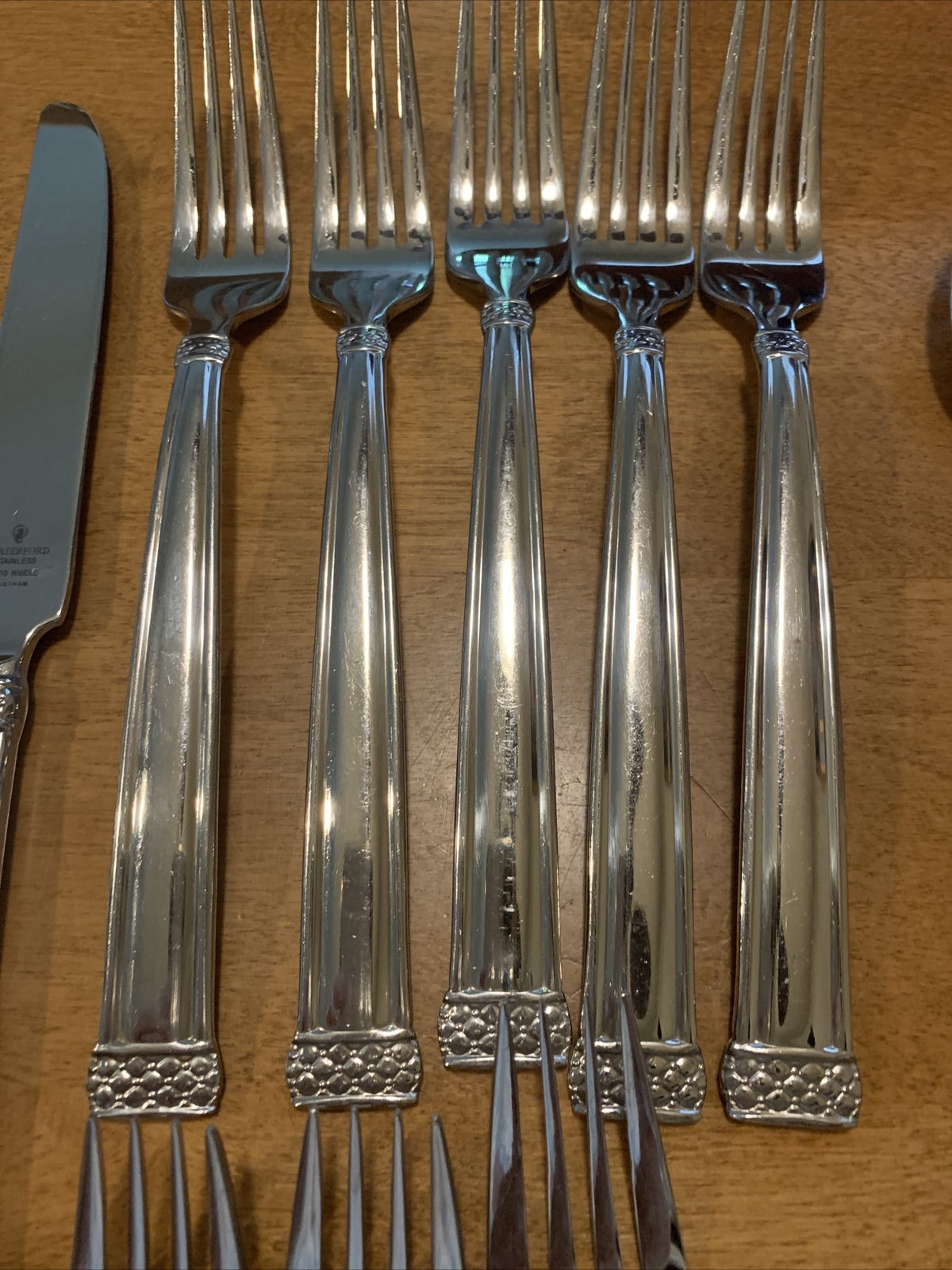 WATERFORD Padova 18/10 Stainless Steel, knives, forks, salad forks, teasp., soup eBay