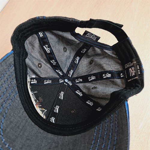 NASCAR PINTY'S SERIES YOUTH ADJUSTABLE STRAPBACK BASEBALL HAT/CAP, GRAY, RACING - Picture 14 of 15