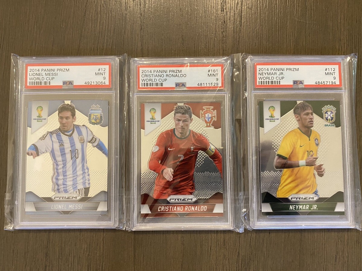 2014 Panini Prizm Messi, Ronaldo, Neymar PSA 9 | eBay