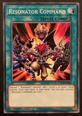 Resonator Command | ETCO-DE062 | Common | 1. Auflage | Eternity Code | YuGiOh