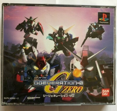 Used PS  SD Gundam G Generation Zero  Japanese Ver. With Obi,manual
