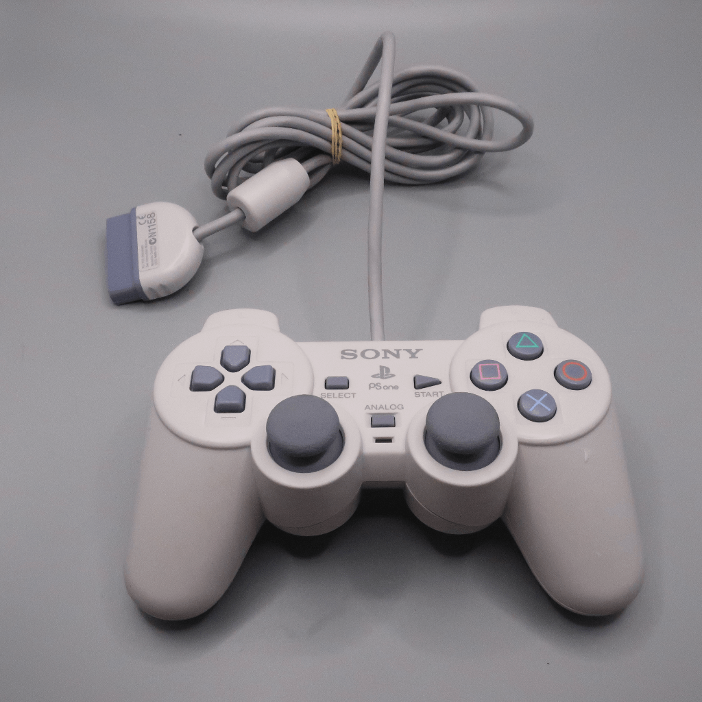OEM Sony PlayStation 1 Dual Shock Analog Grey Controller
