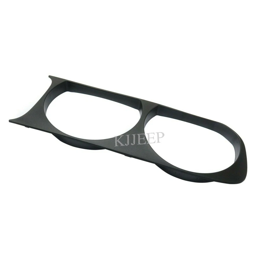 Borde de bisel de faros izquierdo y derecho negro para Dodge Challenger 2008-2014 68051527AA Foto 3 de 4