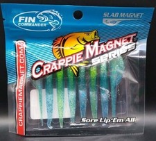 Fin Commander Slab Crappie Magnet Tails Fish Bait, Mermaid 