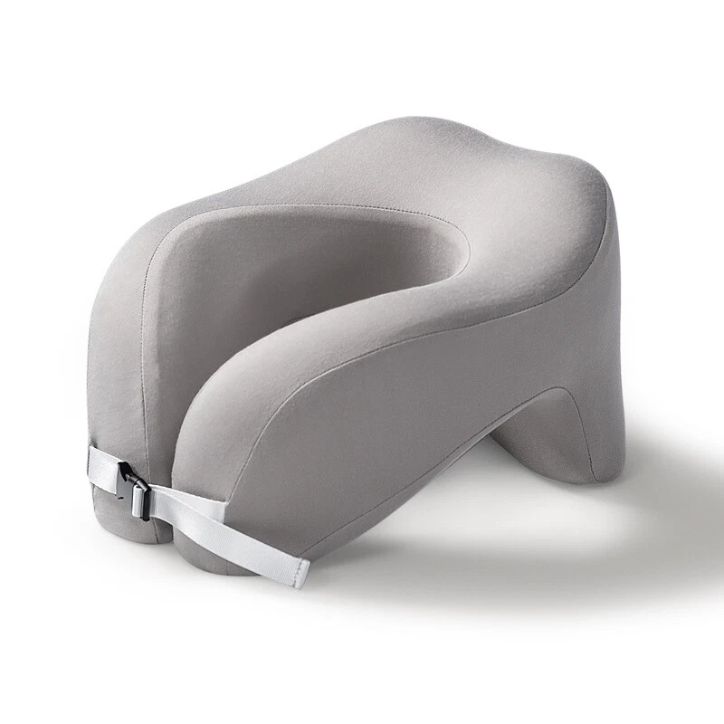 Travel Pillow U-Shape Pure Memory Foam Neck Pillow For Airplane Office Nap-v