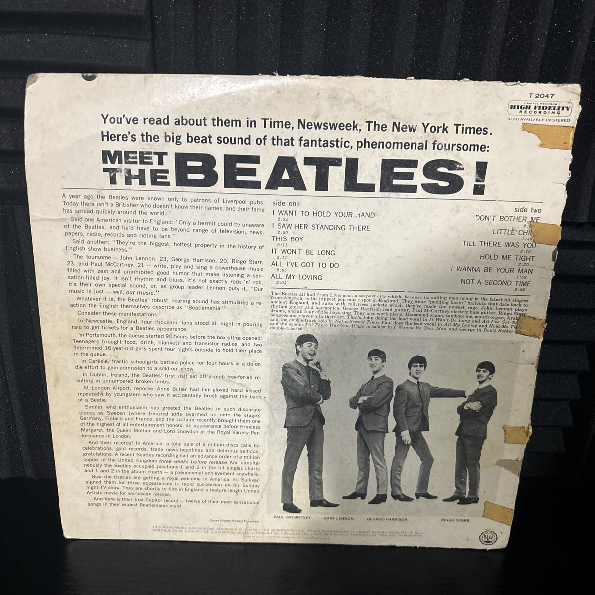 Meet The Beatles. The First Album. Vinyl Record. 602557054996| eBay