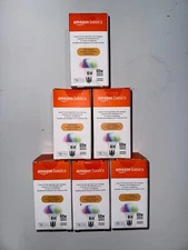 "6 Pack"Amazon Basics 7.5W 2.4 GHz WiFi Color Changing Smart A19 LED Light Bulb