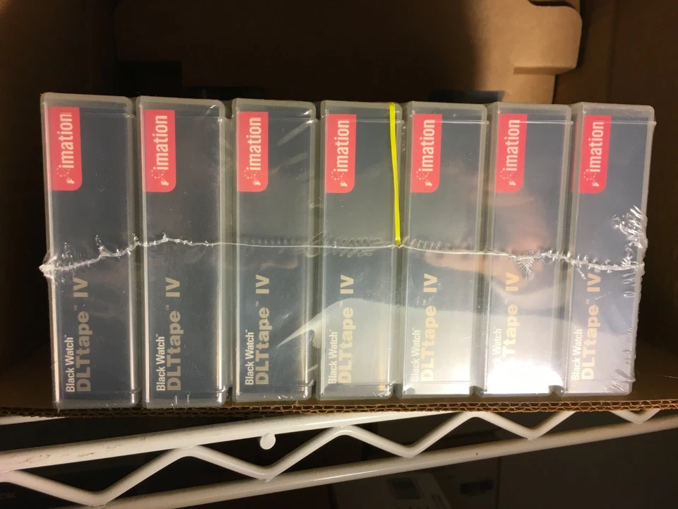21 NEW Imation DLT tape IV black watch 80GB/40GB,  data tape cartridges 42337  - Image 3 of 4